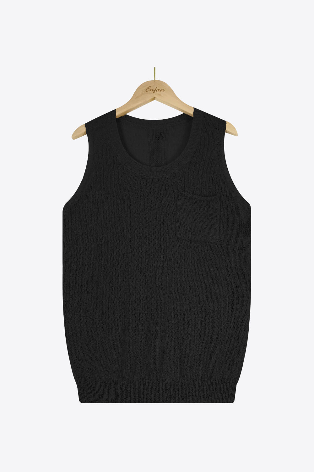 Buttoned Pocket Knit Tank - The Downtown Dachshund