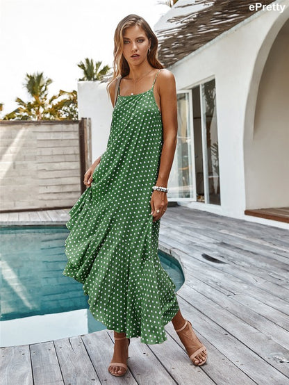 Polka Dot Sundress- 2 Colors - The Downtown Dachshund