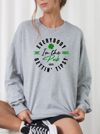 Everybody in the Pub Gettin Tipsy Sweatshirt - The Downtown Dachshund