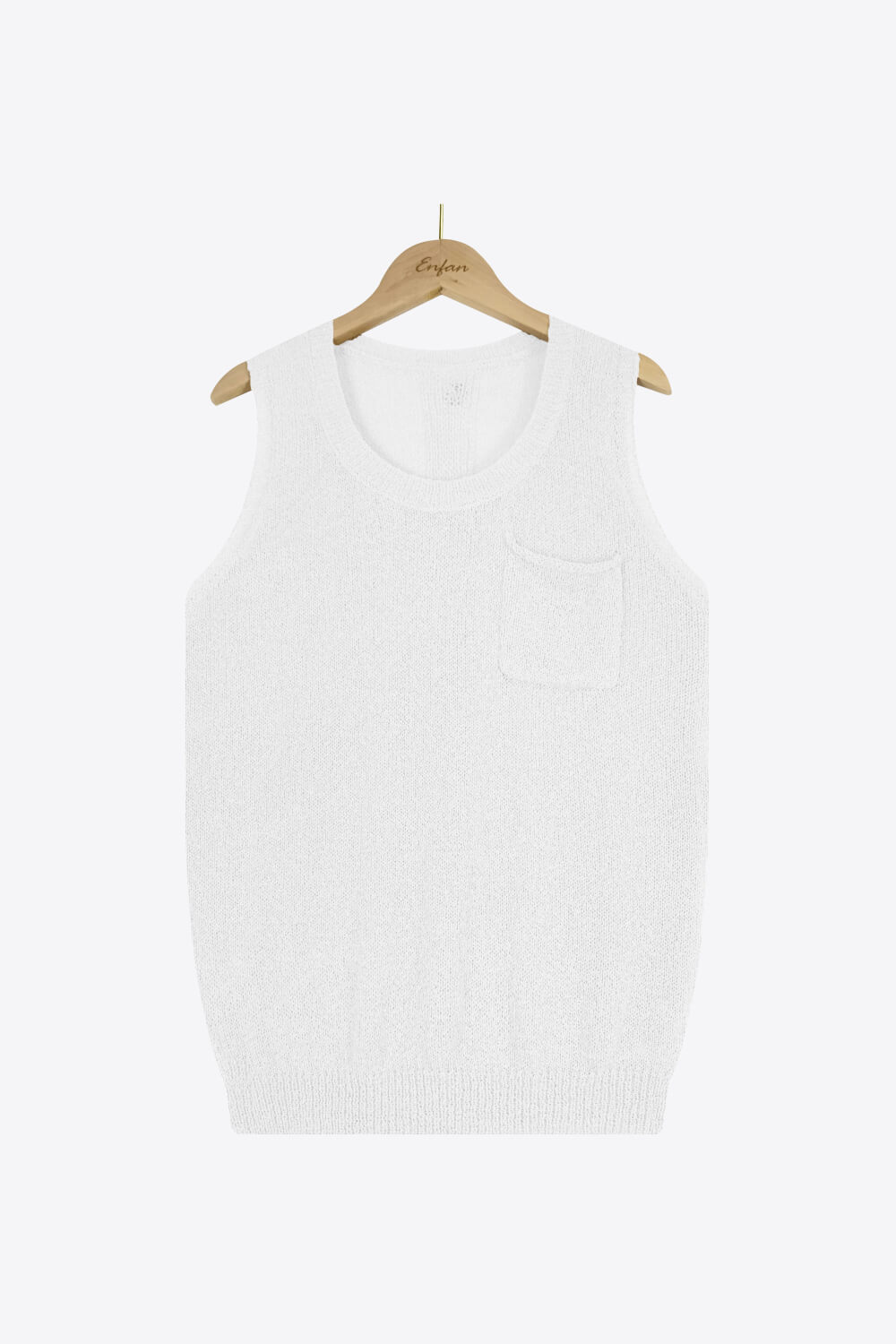 Buttoned Pocket Knit Tank - The Downtown Dachshund