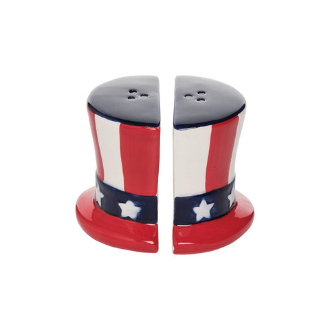 Uncle Sam Hat Salt and Pepper - The Downtown Dachshund