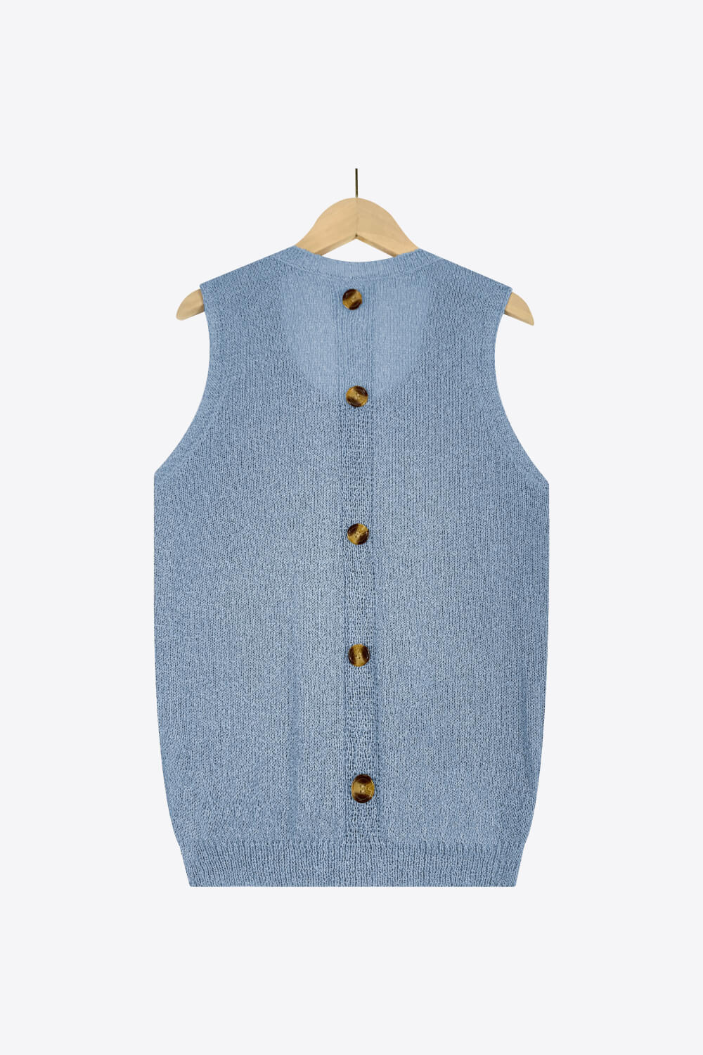 Buttoned Pocket Knit Tank - The Downtown Dachshund