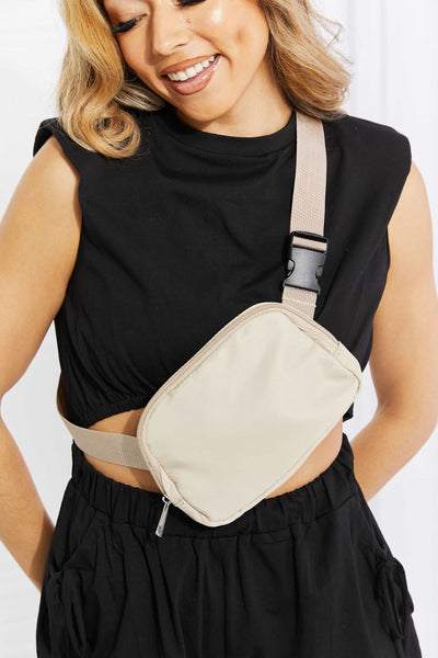 Buckle Zip Closure Fanny Pack - The Downtown Dachshund