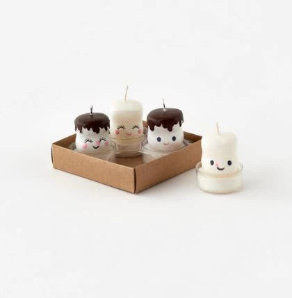 Marshmallow Tea lights - The Downtown Dachshund